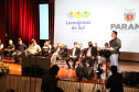  O governador Carlos Massa Ratinho Junior participou, nesta sexta-feira (10), do lançamento da Agro Laranjeiras, nova empresa de desmamados que fará um investimento inicial de R$ 377 milhões no Estado.  Laranjeiras do Sul, 10/09/2021  -  Foto: Ari Dias/AEN