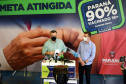 Paraná recebe mais 303 mil vacinas contra a Covid-19 para primeira dose. Foto: Américo Antonio/SESA