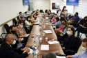 O Estado está recebendo a visita da equipe técnica da Secretaria de Atenção Primária à Saúde do Ministério da Saúde nesta semana para debater o contexto da pandemia. O objetivo do encontro é um acompanhamento das ações que estão sendo realizadas e futuras do cuidado integrado e dirigido à população dos 399 municípios.  -  Curitiba, 13/09/2021  -  Foto: Américo Antonio/SESA