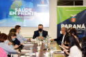 O Estado está recebendo a visita da equipe técnica da Secretaria de Atenção Primária à Saúde do Ministério da Saúde nesta semana para debater o contexto da pandemia. O objetivo do encontro é um acompanhamento das ações que estão sendo realizadas e futuras do cuidado integrado e dirigido à população dos 399 municípios.  -  Curitiba, 13/09/2021  -  Foto: Américo Antonio/SESA