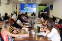 O Estado está recebendo a visita da equipe técnica da Secretaria de Atenção Primária à Saúde do Ministério da Saúde nesta semana para debater o contexto da pandemia. O objetivo do encontro é um acompanhamento das ações que estão sendo realizadas e futuras do cuidado integrado e dirigido à população dos 399 municípios.  -  Curitiba, 13/09/2021  -  Foto: Américo Antonio/SESA