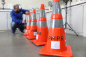 Ensaios desenvolvidos pelo Tecpar reforçam a segurança no trânsito  - Foto Luciano Sarote/Tecpar.