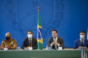 O governador Carlos Massa Ratinho Junior assina nesta quarta-feira (15), o decreto da última etapa de transferência de custódia dos presos das carceragens da Polícia Civil para a gestão plena do Departamento Penitenciário do Paraná (DEPEN). 15/09/2021 -
 Foto: Gilson Abreu/AEN