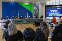 O governador Carlos Massa Ratinho Junior assina nesta quarta-feira (15), o decreto da última etapa de transferência de custódia dos presos das carceragens da Polícia Civil para a gestão plena do Departamento Penitenciário do Paraná (DEPEN). 15/09/2021 -
 Foto: Gilson Abreu/AEN