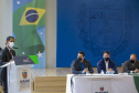 O governador Carlos Massa Ratinho Junior assina nesta quarta-feira (15), o decreto da última etapa de transferência de custódia dos presos das carceragens da Polícia Civil para a gestão plena do Departamento Penitenciário do Paraná (DEPEN). 15/09/2021 -
 Foto: Gilson Abreu/AEN