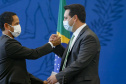 O governador Carlos Massa Ratinho Junior assina nesta quarta-feira (15), o decreto da última etapa de transferência de custódia dos presos das carceragens da Polícia Civil para a gestão plena do Departamento Penitenciário do Paraná (DEPEN). 15/09/2021 -
 Foto: Gilson Abreu/AEN