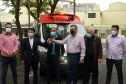 O município de Adrianópolis recebeu uma ambulância de suporte básico, para reforço do Serviço de Atendimento Móvel de Urgência (Samu). O veículo no valor de R$ 161,5 mil foi entregue nesta quarta-feira (15) pelo secretário de Estado da Saúde, Beto Preto.  -  Curitiba, 15/09/2021  -  Foto: Américo Antonio/SESA