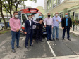 O município de Adrianópolis recebeu uma ambulância de suporte básico, para reforço do Serviço de Atendimento Móvel de Urgência (Samu). O veículo no valor de R$ 161,5 mil foi entregue nesta quarta-feira (15) pelo secretário de Estado da Saúde, Beto Preto.  -  Curitiba, 15/09/2021  -  Foto: Américo Antonio/SESA