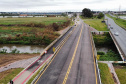 Ponte do rio Iguaçu é liberada em São José dos Pinhais. Foto: COMEC