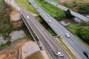 Ponte do rio Iguaçu é liberada em São José dos Pinhais. Foto: COMEC