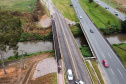 Ponte do rio Iguaçu é liberada em São José dos Pinhais. Foto: COMEC