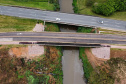 Ponte do rio Iguaçu é liberada em São José dos Pinhais. Foto: COMEC