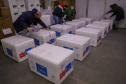 Governo do Estado do Parana recebe mais um lote de vacinas.Foto:Ari Dias/AEN