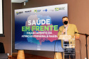A política da atenção primária à saúde no contexto da pandemia da Covid-19 foi discutida com a Secretaria de Estado da Saúde e representantes do Ministério da Saúde nesta quinta-feira (16), durante a oficina Previne Brasil, com a presença do secretário de Atenção Primária à Saúde do órgão federal, Raphael Câmara Medeiros Parente.  -  Curitiba, 16/09/2021  -  Foto: Américo Antonio/SESA