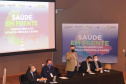 A política da atenção primária à saúde no contexto da pandemia da Covid-19 foi discutida com a Secretaria de Estado da Saúde e representantes do Ministério da Saúde nesta quinta-feira (16), durante a oficina Previne Brasil, com a presença do secretário de Atenção Primária à Saúde do órgão federal, Raphael Câmara Medeiros Parente.  -  Curitiba, 16/09/2021  -  Foto: Américo Antonio/SESA