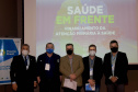 A política da atenção primária à saúde no contexto da pandemia da Covid-19 foi discutida com a Secretaria de Estado da Saúde e representantes do Ministério da Saúde nesta quinta-feira (16), durante a oficina Previne Brasil, com a presença do secretário de Atenção Primária à Saúde do órgão federal, Raphael Câmara Medeiros Parente.  -  Curitiba, 16/09/2021  -  Foto: Américo Antonio/SESA