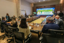 Representantes das três entidades sociais vencedoras do Prêmio Ação Solidária Paraná de 2020 foram recebidos no Palácio Iguaçu, nesta quinta-feira (16), para a entrega do troféu e certificado de reconhecimento da competição de solidariedade promovida pelo Governo do Estado