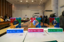 Representantes das três entidades sociais vencedoras do Prêmio Ação Solidária Paraná de 2020 foram recebidos no Palácio Iguaçu, nesta quinta-feira (16), para a entrega do troféu e certificado de reconhecimento da competição de solidariedade promovida pelo Governo do Estado