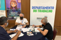 A Secretaria de Estado da Justiça, Família e Trabalho realizou nesta quinta-feira (16), em Umuarama (Noroeste), mais uma etapa do Programa de Interiorização. No evento, o secretário Ney Leprevost explicou o objetivo da ação, que é aprofundar a integração da Pasta com gestores e entidades municipais da região. -  Umuarama, 16/09/2021  -  Foto: SEJUF
