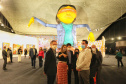 Governador Carlos Massa Ratinho Junior participa da abertura da exposição retrospectiva da carreira dos irmãos Gustavo e Otávio Pandolfo, OSGEMEOS , no Museu Oscar Niemeyer  -  Curitiba, 16/09/2021  -  Foto: José Fernando Ogura/AEN