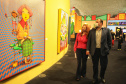 Governador Carlos Massa Ratinho Junior participa da abertura da exposição retrospectiva da carreira dos irmãos Gustavo e Otávio Pandolfo, OSGEMEOS , no Museu Oscar Niemeyer  -  Na foto, o secretário estadual da Comunicação e da Cultura, João Debiasi  -  Curitiba, 16/09/2021  -  Foto: José Fernando Ogura/AEN