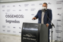 Governador Carlos Massa Ratinho Junior participa da abertura da exposição retrospectiva da carreira dos irmãos Gustavo e Otávio Pandolfo, OSGEMEOS , no Museu Oscar Niemeyer  -  Na foto, o secretário estadual da Comunicação e da Cultura, João Debiasi  -  Curitiba, 16/09/2021  -  Foto: José Fernando Ogura/AEN