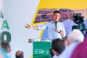 Secretários de Estado participaram, nesta quinta-feira (17), da inauguração da Usina Fotovoltaica Nelson Paludo, em Assis Chateaubriand. O chefe da Casa Civil, Guto Silva, e os secretários de Estado do Desenvolvimento Sustentável e do Turismo, Márcio Nunes, e da Agricultura e do Abastecimento, Norberto Ortigara, destacaram os benefícios de uma usina solar para os agricultores e também ao meio ambiente.  -  Assis Chateaubriand, 17/09/2021  -  Foto: SEDEST