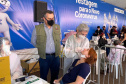 O Paraná iniciou a participação no Plano Nacional de Expansão da Testagem para a Covid-19 do Ministério da Saúde. O secretário de Estado da Saúde, Beto Preto, esteve em Foz do Iguaçu nesta sexta-feira (17) para o lançamento do projeto. -  Foz do Iguaçu, 17/09/2021  -  Foto: Gustavo Marçal/SESA