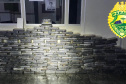 A Rondas Ostensivas Tático Móvel (ROTAM) do 9° Batalhão da Polícia Militar (9°BPM), apreendeu, na madrugada deste sábado (18), 274 quilos de pasta base de cocaína em um caminhão que estava na fila para acesso ao Porto de Paranaguá.  -  Curitiba, 18/09/2021  -  Foto: PMPR