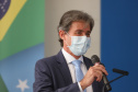 O governador Carlos Massa Ratinho Junior participa nesta segunda-feira (20),  do lançamento da Semana Nacional de Transito ao lado do secretário nacional de Trânsito, Frederico Carneiro (foto), e do diretor-geral do Detran-PR, Wagner Mesquita.   20/09/2021 - Foto: Geraldo Bubniak/AEN