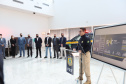 O governador Carlos Massa Ratinho Junior entrega nesta quarta-feira (22), novas viaturas para a Polícia Rodoviária Federal (PRF)  na sede da Superintendência no Paraná. Na foto, o Superintendente Regional, Antônio Paim de Abreu Junior. - 22/09/2021 - Foto: Geraldo Bubniak/AEN