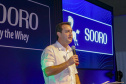 Governador Carlos Massa Ratinho Junior, participou da inauguração da nova planta industrial da Sooro Renner, líder nacional na produção de proteínas derivadas do soro de leite, em Marechal Cândido Rondon - Presentes, o 
prefeito Marcio Rauber e o diretor-presidente da Sooro Renner, William da Silva  - Marechal Cândido Rondon, 22/09/2021  -  Foto: Gilson Abreu/AEN