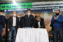 O governador Carlos Massa Ratinho Junior entrega nesta quinta-feira (23), em Mandirituba, na Região Metropolitana de Curitiba, 82 títulos de regularização fundiária para moradores dos bairros São João e Vila Queimados. E tambem  libera R$ 1,3 milhão para pavimentação de vias.   23/09/2021 - Foto: Geraldo Bubniak/AEN