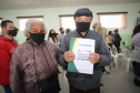 O governador Carlos Massa Ratinho Junior entrega nesta quinta-feira (23), em Mandirituba, na Região Metropolitana de Curitiba, 82 títulos de regularização fundiária para moradores dos bairros São João e Vila Queimados. E tambem  libera R$ 1,3 milhão para pavimentação de vias.   23/09/2021 - Foto: Geraldo Bubniak/AEN