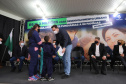O governador Carlos Massa Ratinho Junior entrega nesta quinta-feira (23), em Mandirituba, na Região Metropolitana de Curitiba, 82 títulos de regularização fundiária para moradores dos bairros São João e Vila Queimados. E tambem  libera R$ 1,3 milhão para pavimentação de vias.   23/09/2021 - Foto: Geraldo Bubniak/AEN
