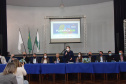 A Secretaria de Estado da Saúde (Sesa) lançou a segunda fase do PlanificaSUS nesta quinta-feira (23) em Irati. A 4ª Regional de Saúde foi sede do projeto no Paraná e desde 2019 desempenha ações voltadas para a Atenção à Saúde do Idoso. -  Curitiba, 23/09/2021  -  Foto: Américo Antonio/SESA