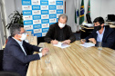 A Universidade Estadual de Ponta Grossa (UEPG) e a Prefeitura de Cerro Azul firmaram, nesta quinta-feira (23), acordo de cooperação técnica e científica, visando à revisão do Plano Diretor Municipal (PDM) da cidade, localizada na região metropolitana de Curitiba. -  Curitiba, 23/09/2021  -  Foto: SETI