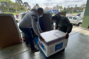 Paraná recebe 55,2 mil vacinas contra a Covid-19 para segunda dose; 229,3 mil chegam à noite  -  Foto: Andressa Desyreé/SESA