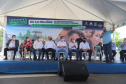 O governador Carlos Massa Ratinho Junior entrega nesta sexta-feira (24), para Inácio Martins, no Centro-Sul do Estado, 202 títulos de regularização fundiária para moradores do bairro São Roque. E tambem libera R$ 2 milhões para pavimentação de vias. Na foto o deputado Artagao Junior. 24/09/2021 - Foto: Geraldo Bubniak/AEN
