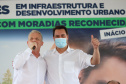 O governador Carlos Massa Ratinho Junior entrega nesta sexta-feira (24), para Inácio Martins, no Centro-Sul do Estado, 202 títulos de regularização fundiária para moradores do bairro São Roque. E tambem libera R$ 2 milhões para pavimentação de vias. Na foro o prefeito Junior Benato 24/09/2021 - Foto: Geraldo Bubniak/AEN