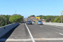 O Departamento de Estradas de Rodagem do Paraná (DER/PR) liberou neste final de semana o tráfego de veículos sobre a nova trincheira da BR-277 em Santa Terezinha de Itaipu, na região Oeste.  -  Curitiba, 27/09/2021  -  Foto: DER