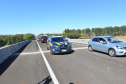 O Departamento de Estradas de Rodagem do Paraná (DER/PR) liberou neste final de semana o tráfego de veículos sobre a nova trincheira da BR-277 em Santa Terezinha de Itaipu, na região Oeste.  -  Curitiba, 27/09/2021  -  Foto: DER