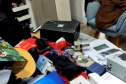 Operação da PCPR mira organização criminosa responsável por furtos em prédios comerciais . Foto: PCPR