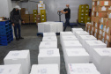 Paraná recebe novo lote de vacinas contra a Covid-19 e distribui 195,3 mil imunizantes Foto: Americo Antonio/SESA