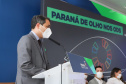 O governador Carlos Massa Ratinho Junior assina nesta terca-feira (28), acordo de cooperação para impulsionar Objetivos de Desenvolvimento Sustentável no Paraná. Na foto, Daniel Nojima, diretor do centro de pesquisa do Instituto Paranaense de Desenvolvimento Econômico Social (Ipardes).  - 28/09/2021 - Foto: Geraldo Bubniak/AEN