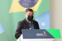 O governador Carlos Massa Ratinho Junior assina nesta terca-feira (28), acordo de cooperação para impulsionar Objetivos de Desenvolvimento Sustentável no Paraná.  Na foto, presidente da Celepar, Leandro Moura,  - 28/09/2021 - Foto: Geraldo Bubniak/AEN