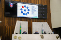 O secretário de Estado da Fazenda, Renê Garcia Júnior, apresenta os dados do Governo relativos ao cumprimento das metas fiscais referente ao 2º quadrimestre de 2021 - de maio a agosto deste ano. Foto: Ari Dias/AEN