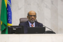 O secretário de Estado da Fazenda, Renê Garcia Júnior, apresenta os dados do Governo relativos ao cumprimento das metas fiscais referente ao 2º quadrimestre de 2021 - de maio a agosto deste ano. Foto: Ari Dias/AEN