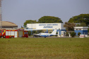 Quem precisa se deslocar entre Arapongas e Curitiba passou a contar com uma opção mais rápida e segura. O governador Carlos Massa Ratinho Junior confirmou nesta quarta-feira (30), no aeroporto municipal, a incorporação da cidade da Região Norte ao Voe Paraná, o maior programa de aviação regional do País. -  Arapongas, 30/09/2021  -  Foto Gilson Abreu/AEN