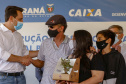 Arapongas, na Região Norte, vai dar um salto de qualidade na questão habitacional. Em ações desenvolvidas pelo Governo do Estado, a cidade vai ganhar nos próximos meses um novo bairro planejado, com 1.479 moradias divididas em duas fases, e uma unidade do Condomínio do Idoso, com 40 residências exclusivas para a terceira idade. - Arapongas, 30/09/2021 - Foto Gilson Abreu/AEN